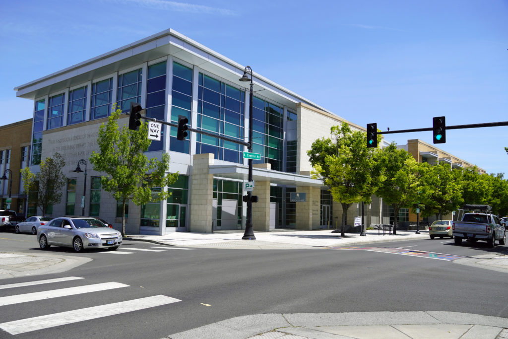 Street view of Medford Library
