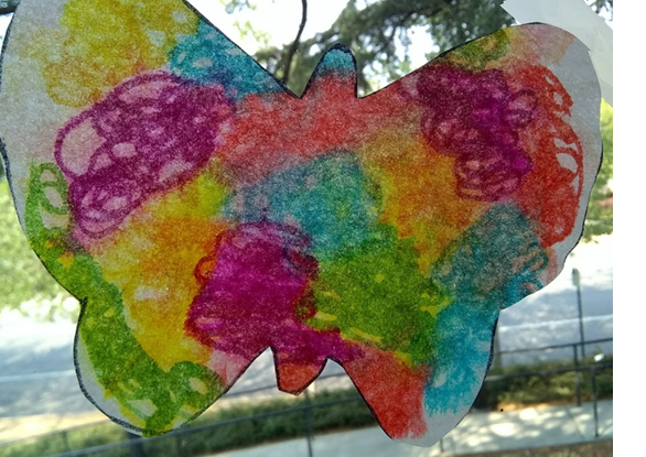 Butterfly window catcher craft