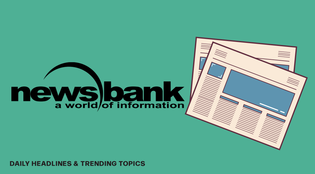 image of newsbank - a world of information with newspaper icons