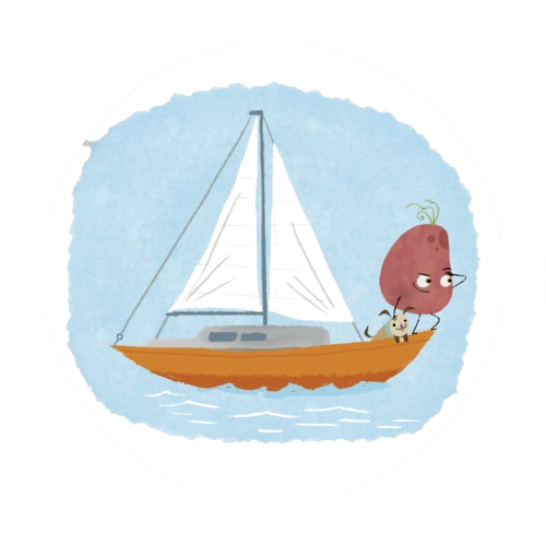 a book covering a worm with flowers around